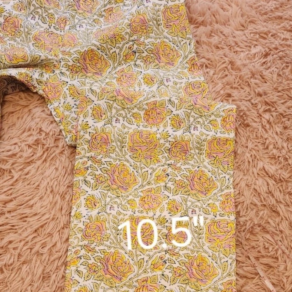 SZ BLOCKPRINTS x J CREW Floral Disco Pants & Shirt Set XS - Picture 16 of 16